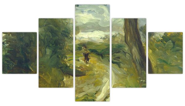 Obraz - Auguste Renoir, Landscape between Storms, reprodukce (125x70 cm)