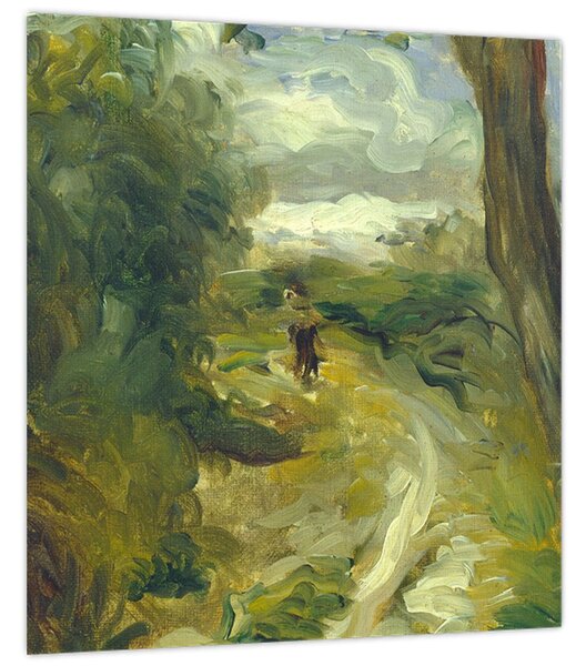 Obraz - Auguste Renoir, Landscape between Storms, reprodukce (30x30 cm)