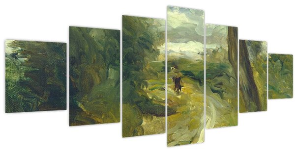 Obraz - Auguste Renoir, Landscape between Storms, reprodukce (210x100 cm)