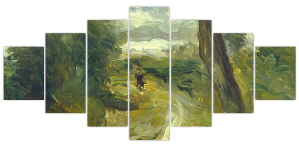 Obraz - Auguste Renoir, Landscape between Storms, reprodukce (210x100 cm)