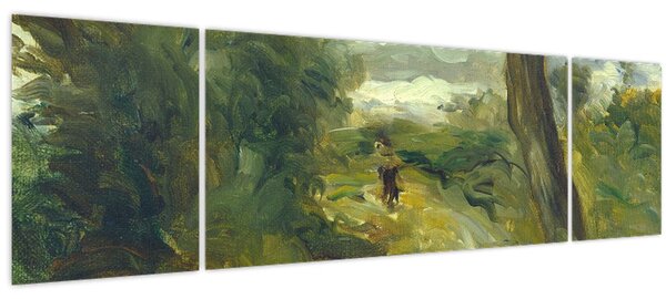 Obraz - Auguste Renoir, Landscape between Storms, reprodukce (170x50 cm)