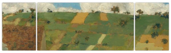 Obraz - Edouard Vuillard, Landscape of the Ile de France, reprodukce (170x50 cm)