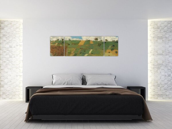 Obraz - Edouard Vuillard, Landscape of the Ile de France, reprodukce (170x50 cm)