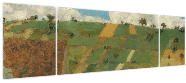 Obraz - Edouard Vuillard, Landscape of the Ile de France, reprodukce (170x50 cm)