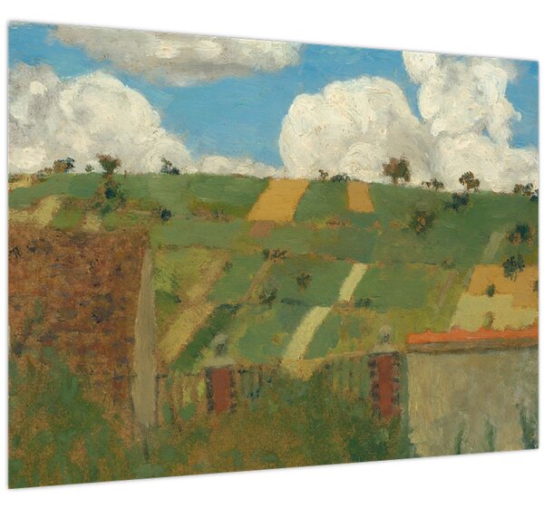 Obraz - Edouard Vuillard, Landscape of the Ile de France, reprodukce (70x50 cm)