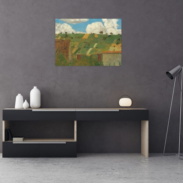 Obraz - Edouard Vuillard, Landscape of the Ile de France, reprodukce (70x50 cm)