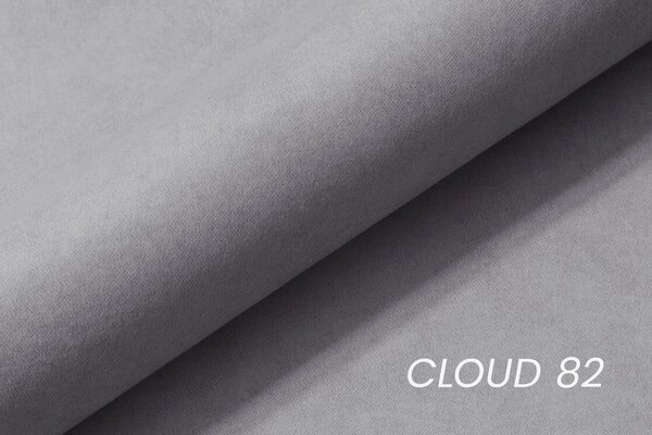 Rozkládací rohová sedací souprava Elarias L levá - šedá látka Cloud 82