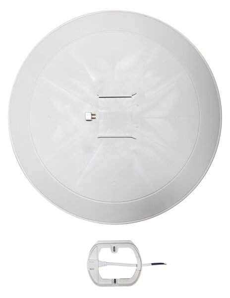 Stropní svítidlo ESLA bílá/stříbrná, průměr 45 cm