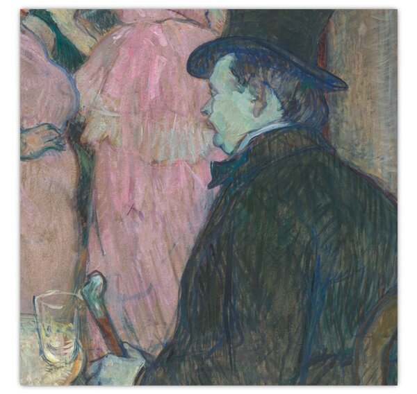 Obraz - Henri de Toulouse-Lautrec, Maxime Dethomas, reprodukce (30x30 cm)