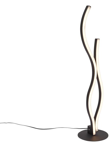 Designová stolní lampa černá vč. LED stmívatelná - Ying