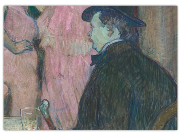 Obraz - Henri de Toulouse-Lautrec, Maxime Dethomas, reprodukce (70x50 cm)