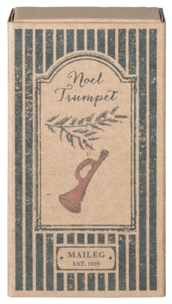 Kovová vánoční ozdoba Trumpet Red