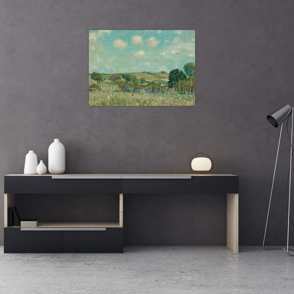 Obraz - Alfred Sisley, Meadow, reprodukce (70x50 cm)