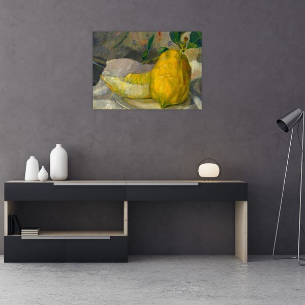 Obraz - French 19th Century, Melon and Lemon, reprodukce (70x50 cm)