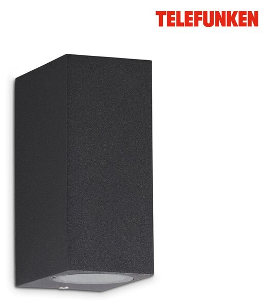 TF 307005TF TELEFUNKEN venkovní svítidlo 15,1 cm 2xGU10 5W 400lm antracit - BRILONER
