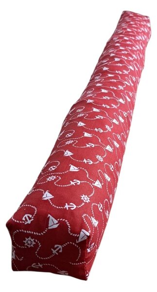 Protiprůvaňák - 80 cm - červená s lodičkami