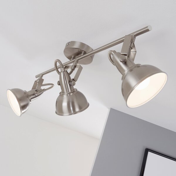 BRILO 2049-032 Bodové svítidlo 55,4 cm 3xE14 40W satén-bílé - BRILO
