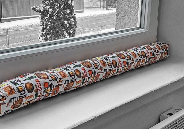 Protiprůvaňák - 70 cm - pivní motivy - 70 cm