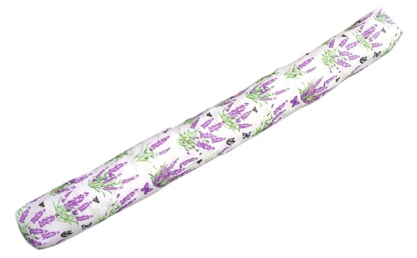 Protiprůvaňák - 130 cm - levandule na bílé - 130 cm