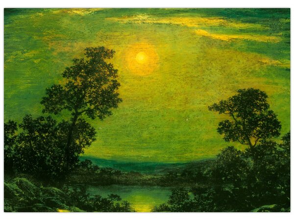 Obraz - Imitator of Ralph Albert Blakelock, Moonlight, reprodukce (70x50 cm)
