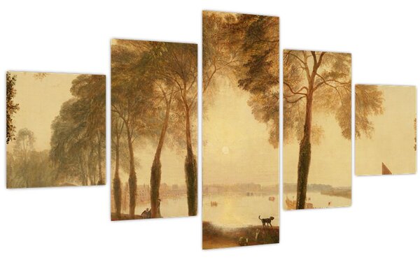 Obraz - Joseph Mallord William Turner, Mortlake Terrace, reprodukce (125x70 cm)