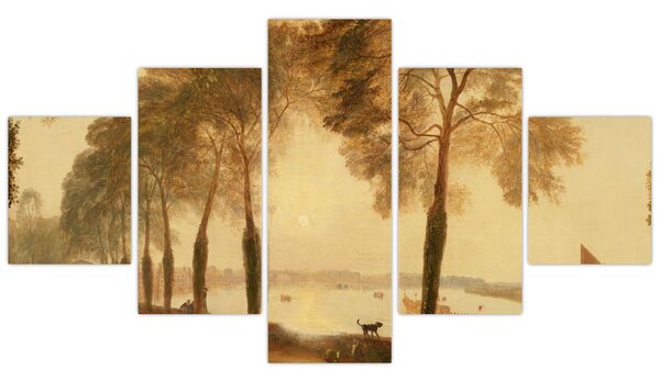 Obraz - Joseph Mallord William Turner, Mortlake Terrace, reprodukce (125x70 cm)