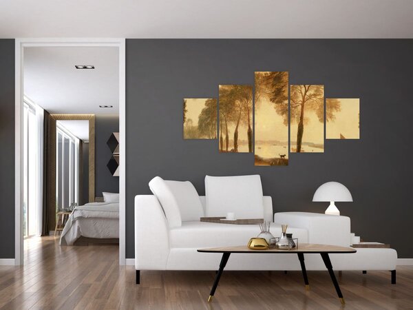 Obraz - Joseph Mallord William Turner, Mortlake Terrace, reprodukce (125x70 cm)