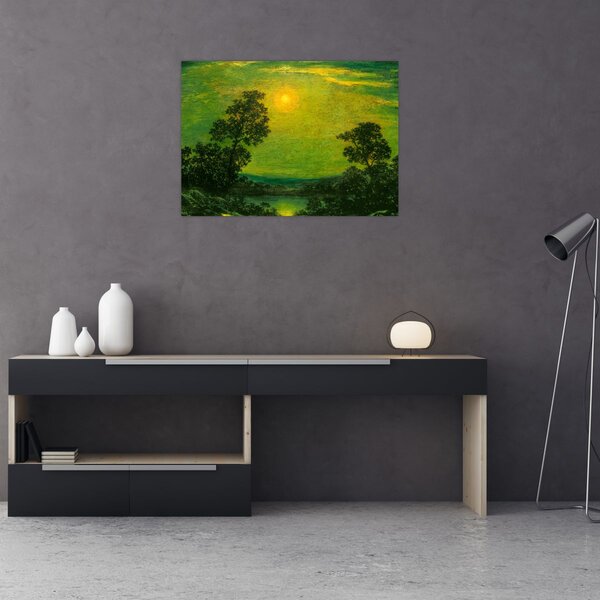 Obraz - Imitator of Ralph Albert Blakelock, Moonlight, reprodukce (70x50 cm)