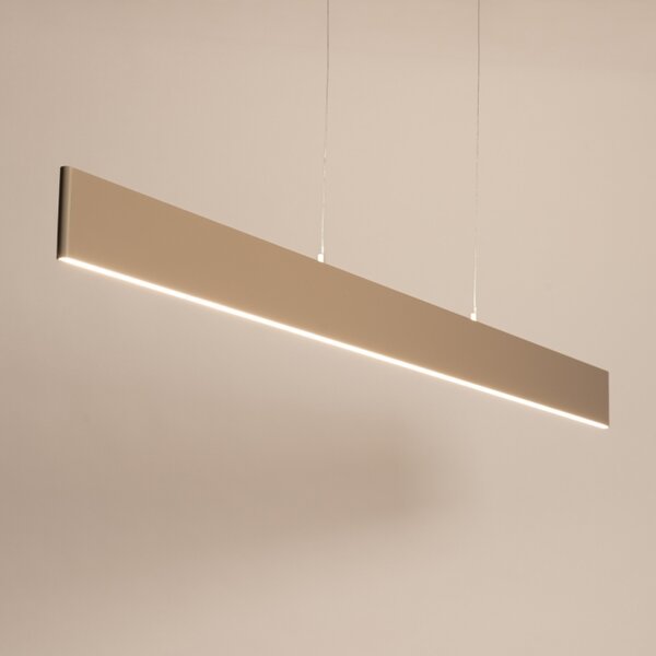 Závěsné stmívatelné LED svítidlo Linear 150 Dark Taupe (LMD)