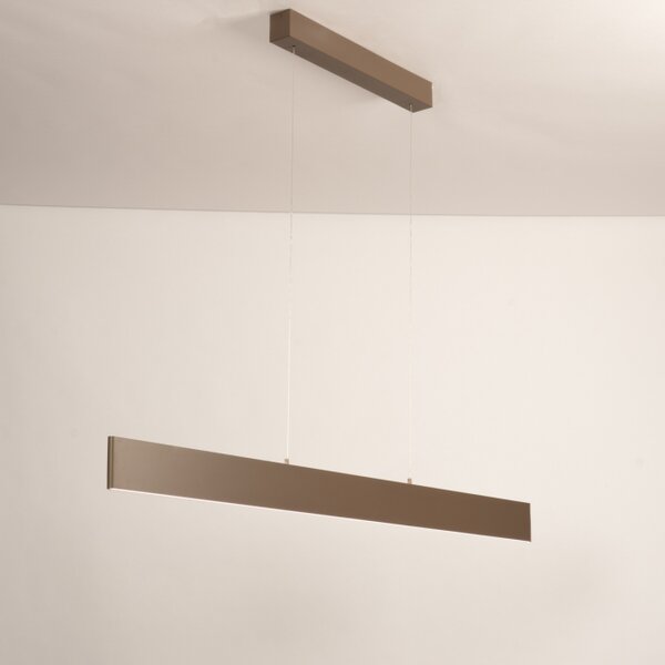 Závěsné stmívatelné LED svítidlo Linear 150 Brown (LMD)