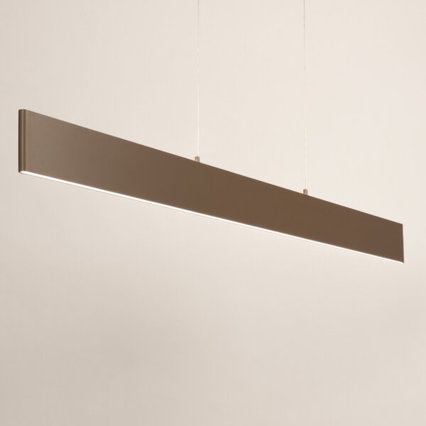 Závěsné stmívatelné LED svítidlo Linear 150 Brown (LMD)