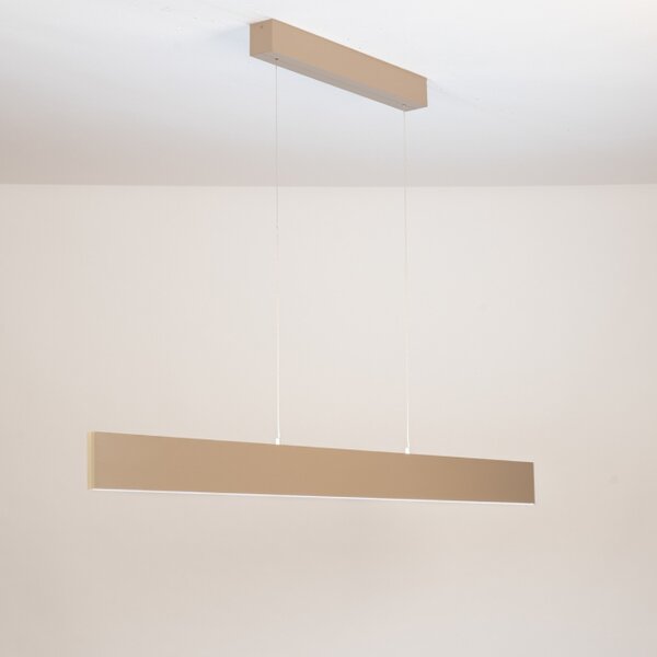 Závěsné stmívatelné LED svítidlo Linear 150 Dark Taupe (LMD)