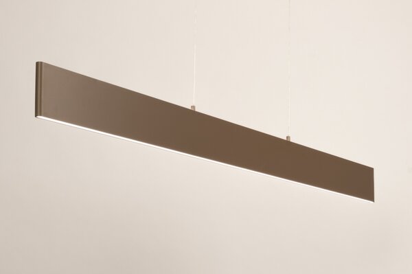 Závěsné stmívatelné LED svítidlo Linear 150 Brown (LMD)
