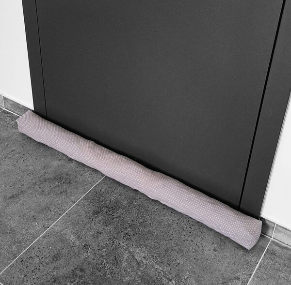 Protiprůvaňák - šedý puntík 70 cm
