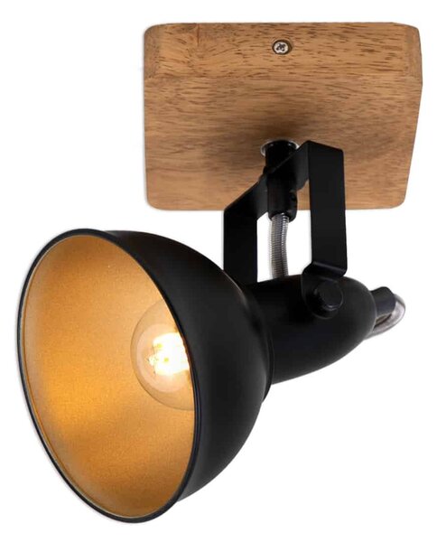 BRI 2901-015 Bodové svítidlo 15,7 cm 1x E14 25W černá - BRILONER