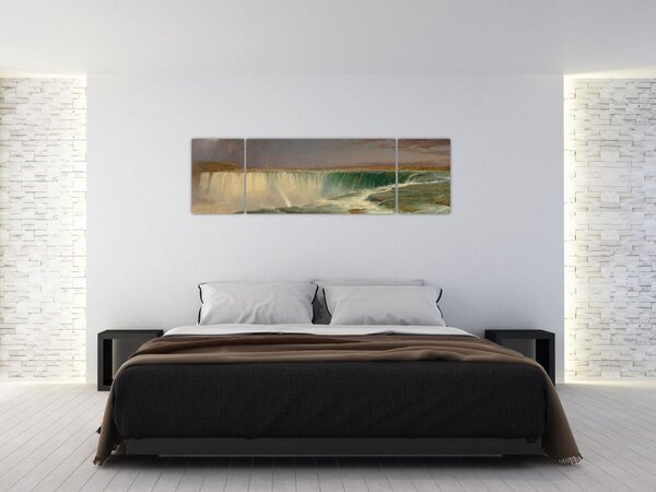 Obraz - Frederic Edwin Church, Niagara, reprodukce (170x50 cm)