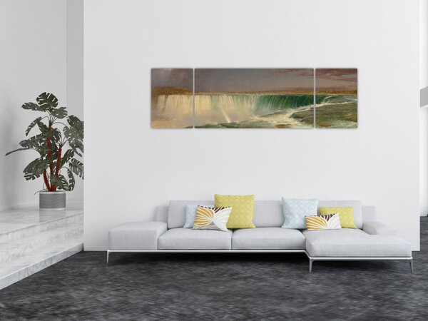 Obraz - Frederic Edwin Church, Niagara, reprodukce (170x50 cm)