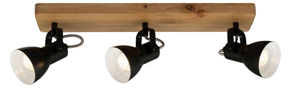 BRILO 2902-035 Bodové svítidlo 48 cm 3xGU10 35W černá - BRILO
