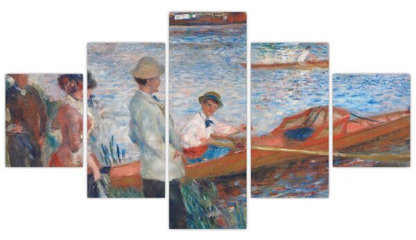 Obraz - Auguste Renoir, Oarsmen at Chatou, reprodukce (125x70 cm)