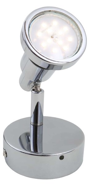 BRI 2992-018 LED bodové svítidlo pr. 8 cm 1xGU10 4,8W 400lm chrom - BRILONER