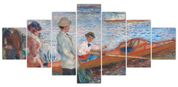 Obraz - Auguste Renoir, Oarsmen at Chatou, reprodukce (210x100 cm)