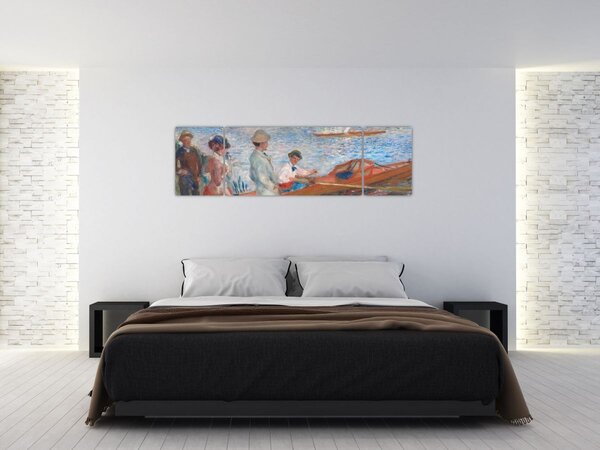 Obraz - Auguste Renoir, Oarsmen at Chatou, reprodukce (170x50 cm)