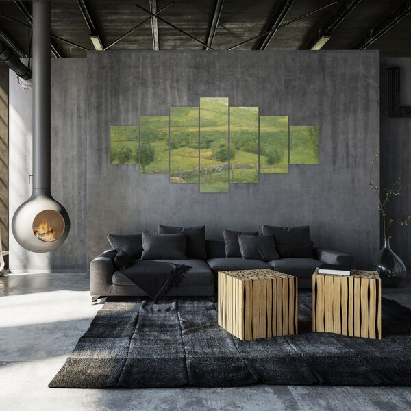 Obraz - Julian Alden Weir, Obweebetuck, reprodukce (210x100 cm)