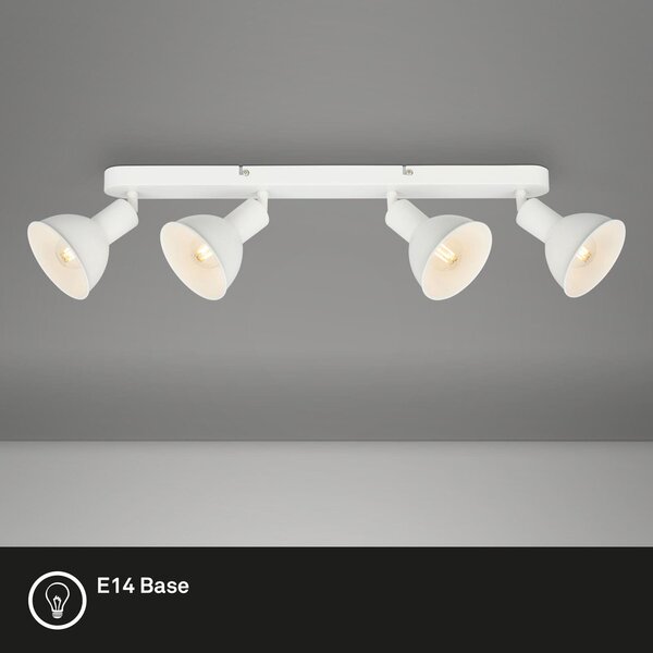BRILO 2674-046 Bodové svítidlo 55 cm 4x E14 max. 25W bílé - BRILO