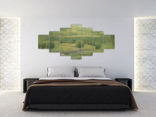 Obraz - Julian Alden Weir, Obweebetuck, reprodukce (210x100 cm)