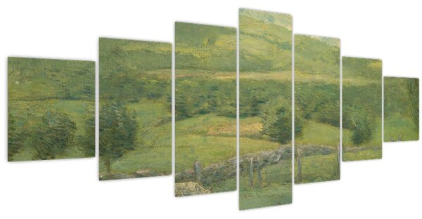 Obraz - Julian Alden Weir, Obweebetuck, reprodukce (210x100 cm)