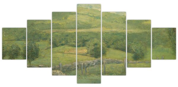 Obraz - Julian Alden Weir, Obweebetuck, reprodukce (210x100 cm)