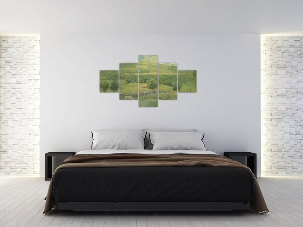 Obraz - Julian Alden Weir, Obweebetuck, reprodukce (125x70 cm)