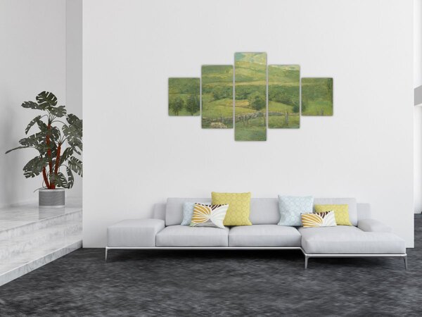 Obraz - Julian Alden Weir, Obweebetuck, reprodukce (125x70 cm)