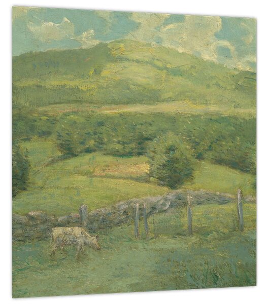 Obraz - Julian Alden Weir, Obweebetuck, reprodukce (30x30 cm)